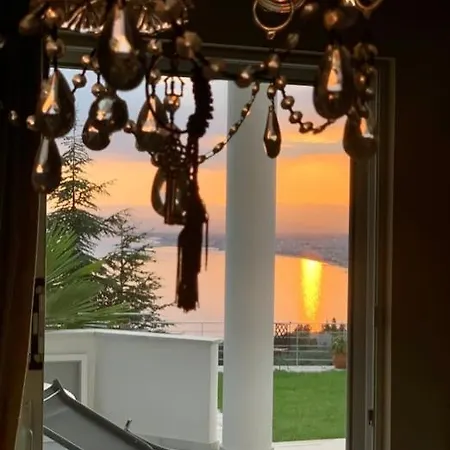 Villa Marine's Lux Villa:golden Sunset Kalamata
